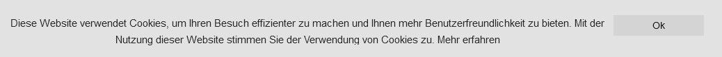 Beispiel für einen Cookie-Banner Beispiel für einen Cookie-Banner